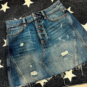 We the free denim skirt
